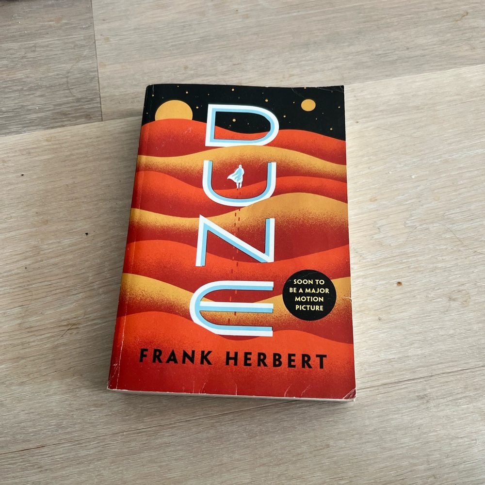Dune by Frank Herbert - Black and Orange Coffee Table Book